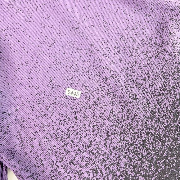 Athleta Top Womens Medium Purple Black Flurry Base Layer Ombre Turtleneck - Picture 9 of 9
